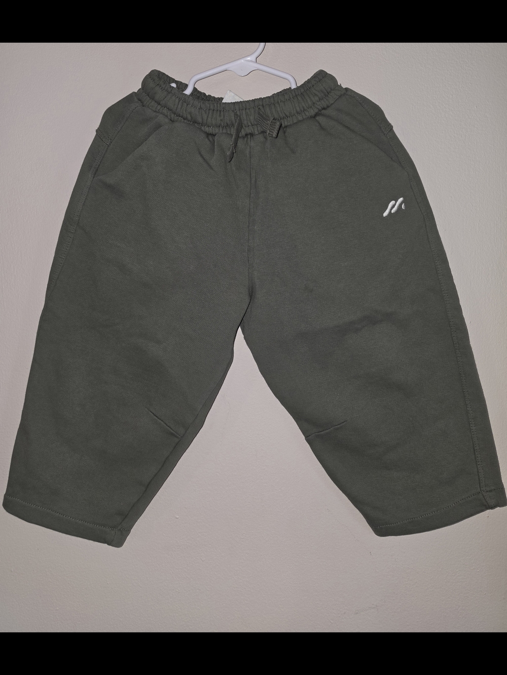 Zara Olive Green Kids Balloon Sweatpants